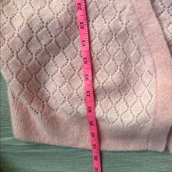 NEW & OTHER STORIES Pointelle Knit Wrap Cardigan Small - Picture 10 of 11